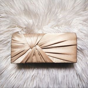 Charming Charlie Gold Formal Clutch